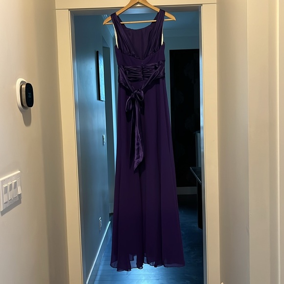 David’s Bridal Chiffon and Charmeuse Dress
STYLE# F12732 - Picture 2 of 7